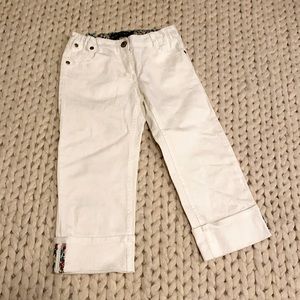 Girls Mini Boden Jean capri pants